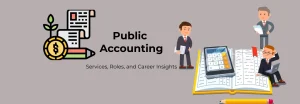 Public accountant reviewing client financial statements