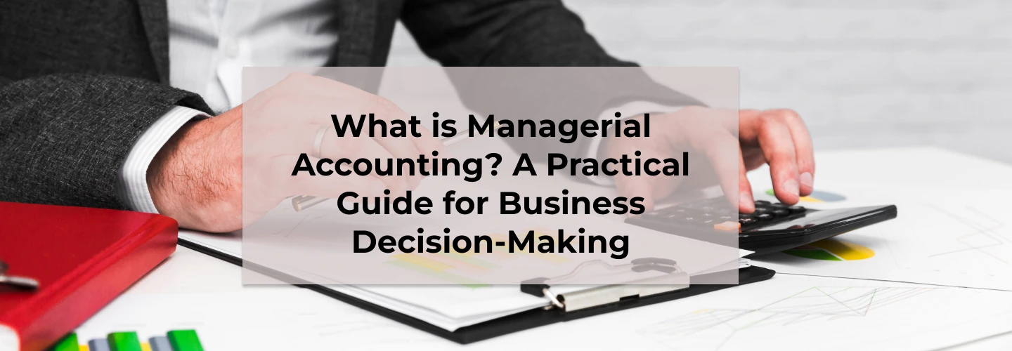 Business managers analyzing budgeting and cost reports using managerial accounting tools on a digital dashboard.